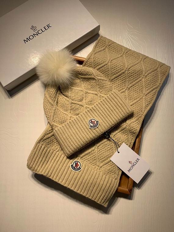 Wholesale Cheap M oncler Hats Scarf set for Sale