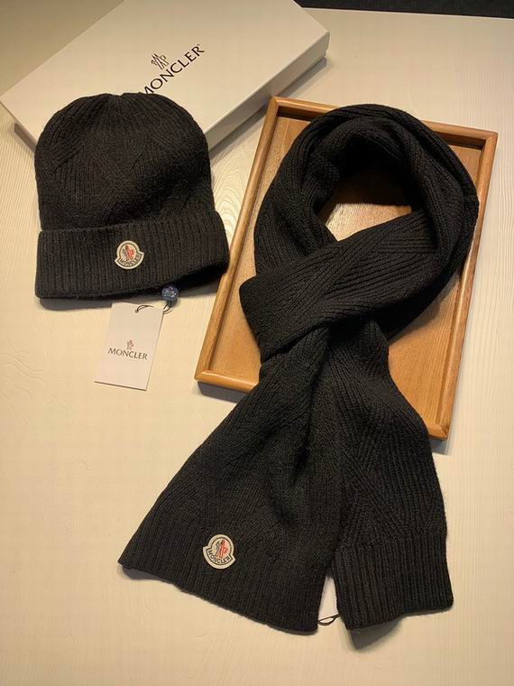 Wholesale Cheap M oncler Hats Scarf set for Sale