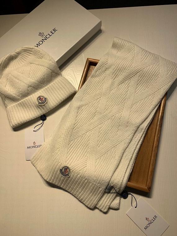 Wholesale Cheap M oncler Hats Scarf set for Sale