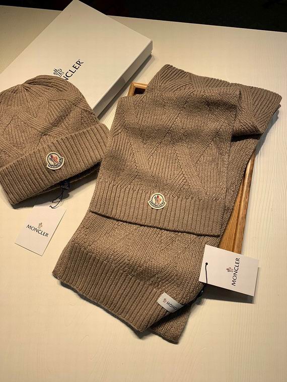 Wholesale Cheap M oncler Hats Scarf set for Sale