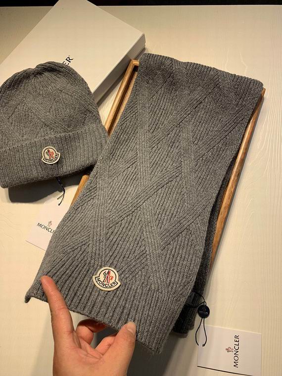 Wholesale Cheap M oncler Hats Scarf set for Sale