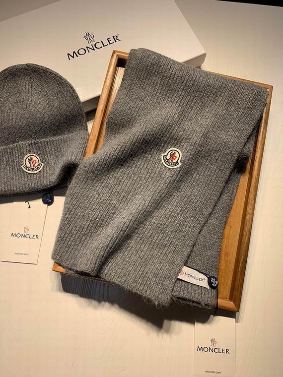 Wholesale Cheap M oncler Hats Scarf set for Sale