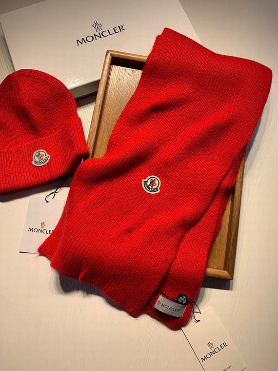 Wholesale Cheap M oncler Hats Scarf set for Sale