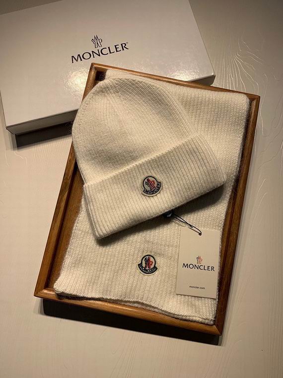 Wholesale Cheap M oncler Hats Scarf set for Sale