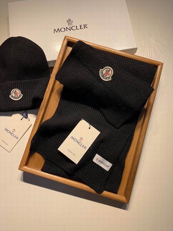 Wholesale Cheap M oncler Hats Scarf set for Sale