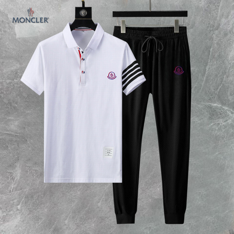 Wholesale Cheap M.oncler Short Sleeve Replica Tracksuits for Sale