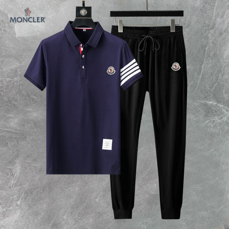 Wholesale Cheap M.oncler Short Sleeve Replica Tracksuits for Sale