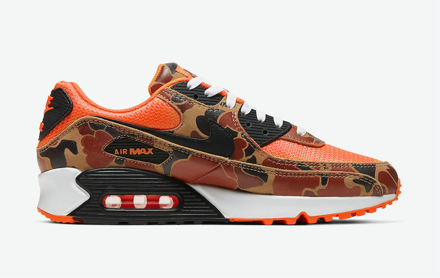 Nike Air Max 90 Duck Camo Orange CW4039 800