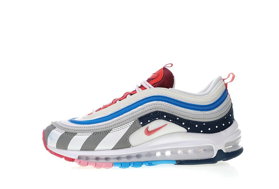 Wholesale Cheap Parra x Nike Air Max 97 White/Multi-Color AJ3057-100