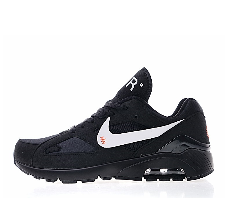 Off White X Nike Air Max 180 Black Sneakers for Sale-002