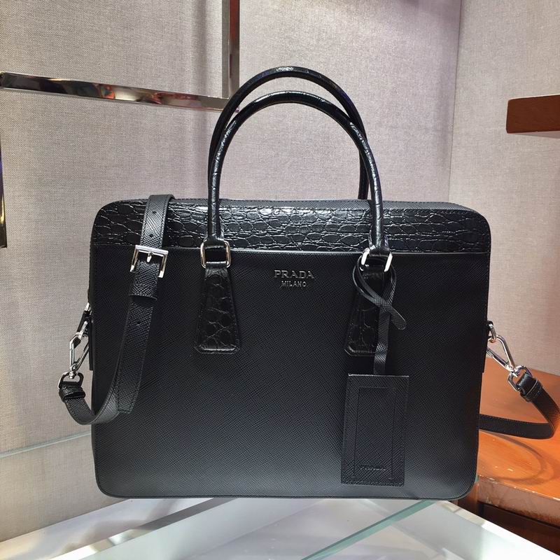 Wholesale Cheap Aaa P rada Designer Briefcases Bags for Sale