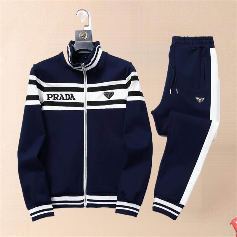 Wholesale Cheap P rada Replica Tracksuits for Sale