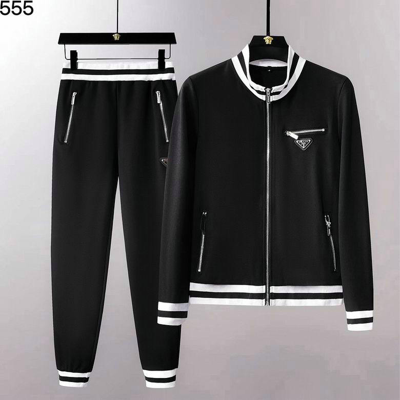 Wholesale Cheap Prada Long Sleeve Tracksuits for Sale