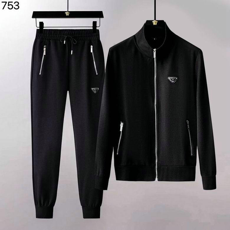 Wholesale Cheap Prada Long Sleeve Tracksuits for Sale