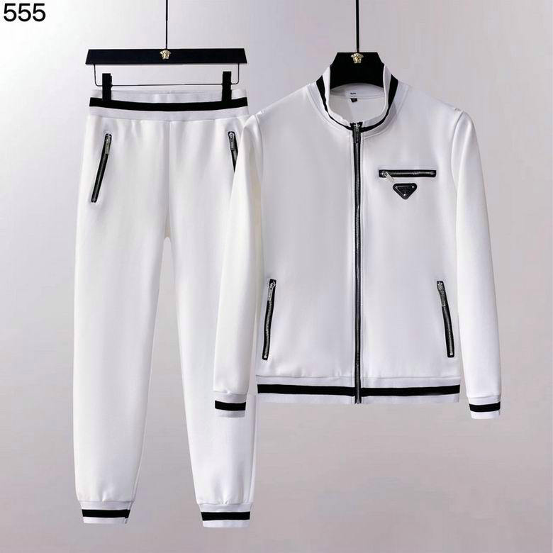 Wholesale Cheap Prada Long Sleeve Tracksuits for Sale