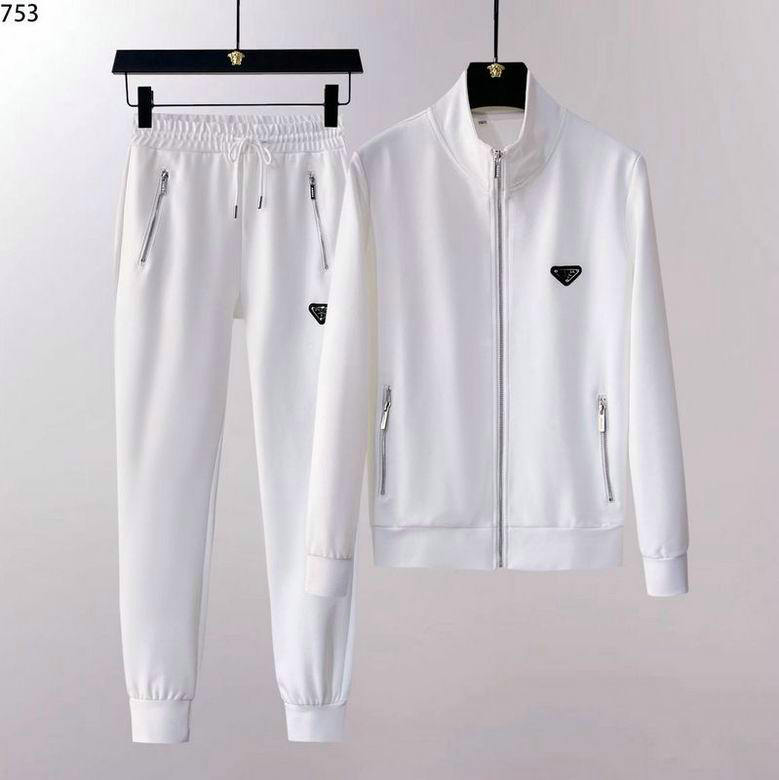 Wholesale Cheap Prada Long Sleeve Tracksuits for Sale