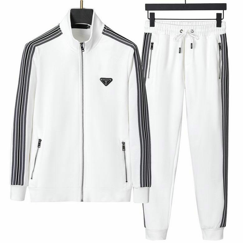 Wholesale Cheap Prada Long Sleeve Tracksuits for Sale