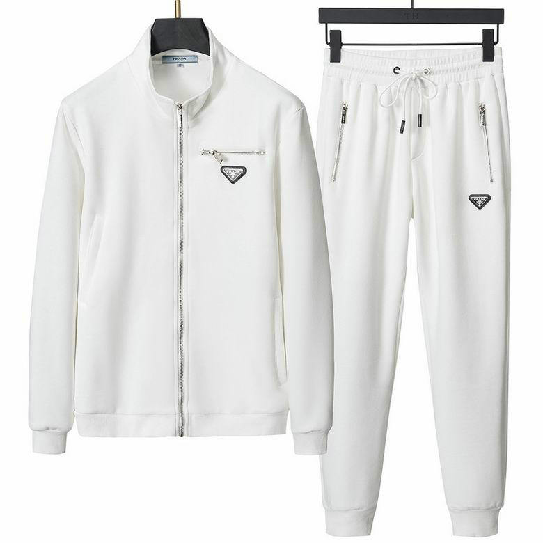 Wholesale Cheap Prada Long Sleeve Tracksuits for Sale