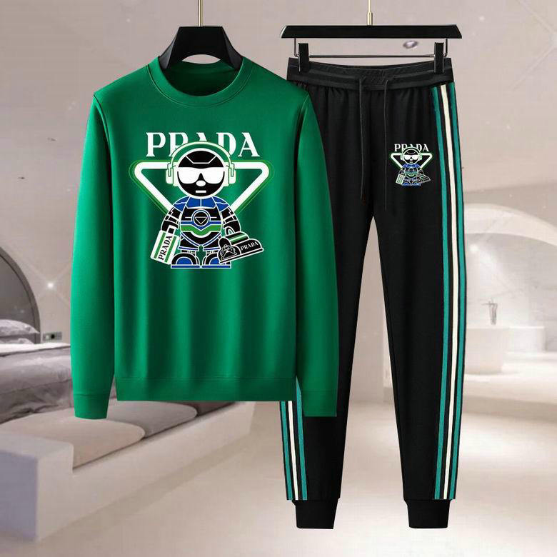 Wholesale Cheap P rada Long Sleeve Tracksuits for Sale