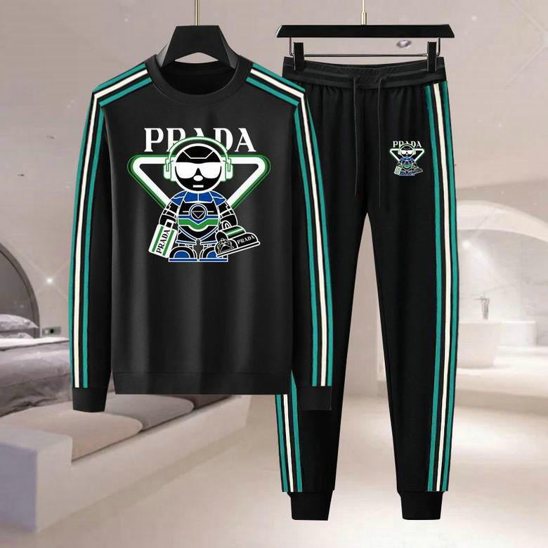 Wholesale Cheap P rada Long Sleeve Tracksuits for Sale