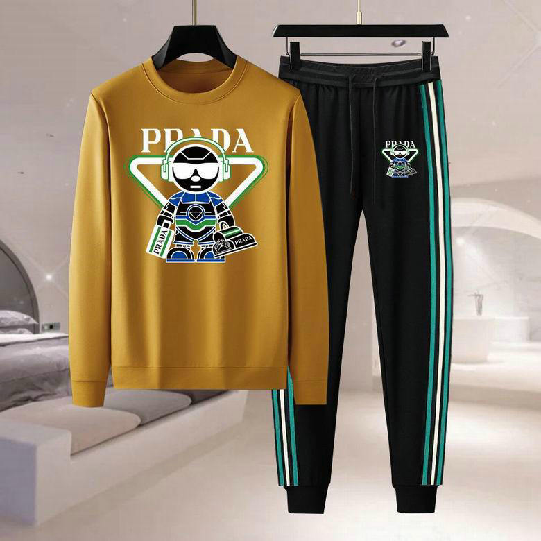 Wholesale Cheap P rada Long Sleeve Tracksuits for Sale