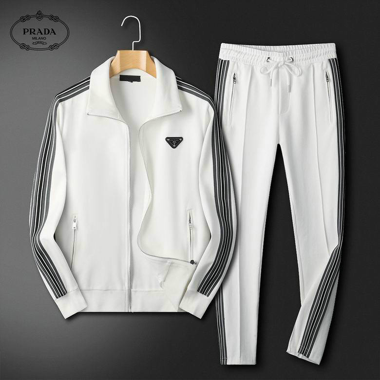 Wholesale Cheap P rada Long Sleeve Tracksuits for Sale