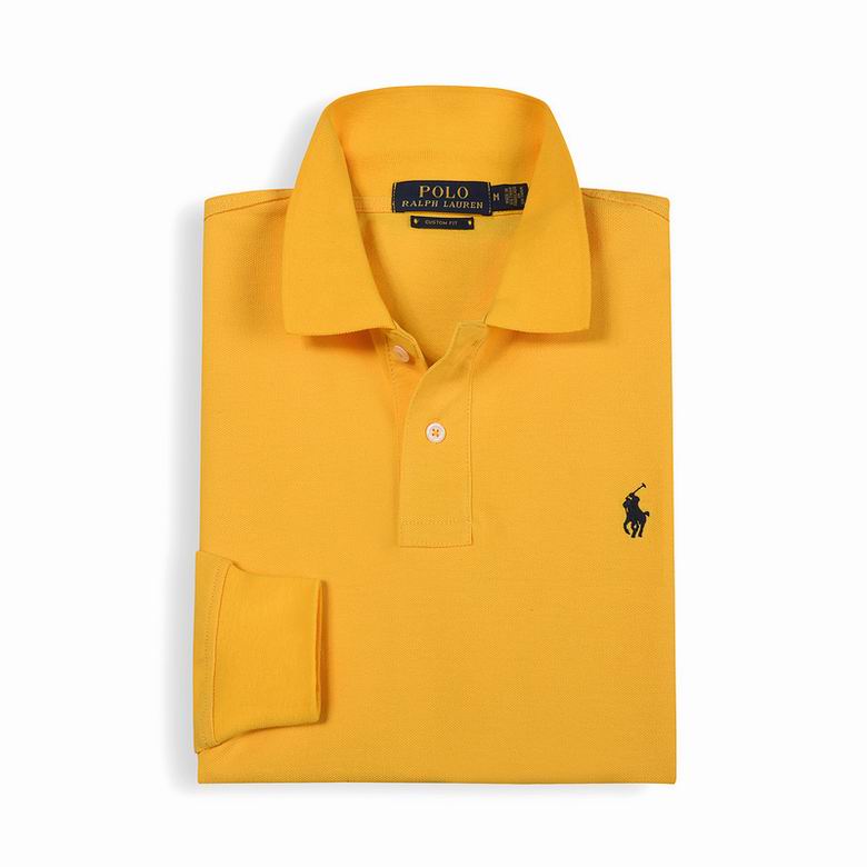 Wholesale Cheap Ralph Lauren Long Sleeve Polo Lapel T Shirts for Sale