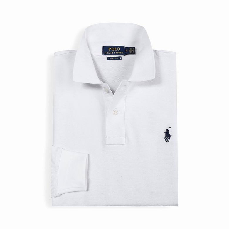 Wholesale Cheap Ralph Lauren Long Sleeve Polo Lapel T Shirts for Sale