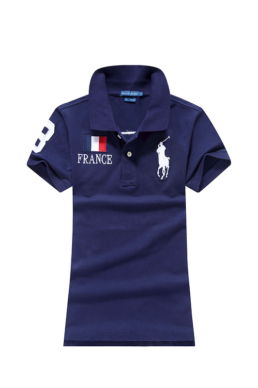 Wholesale Cheap Ralph Lauren Polo Short Sleeve Lapel Women T Shirts for Sale