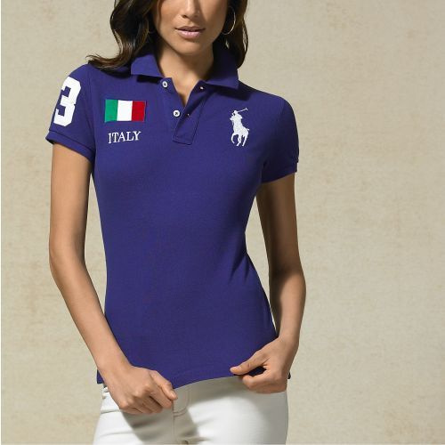 Wholesale Cheap Ralph Lauren Polo Short Sleeve Lapel Women T Shirts for Sale