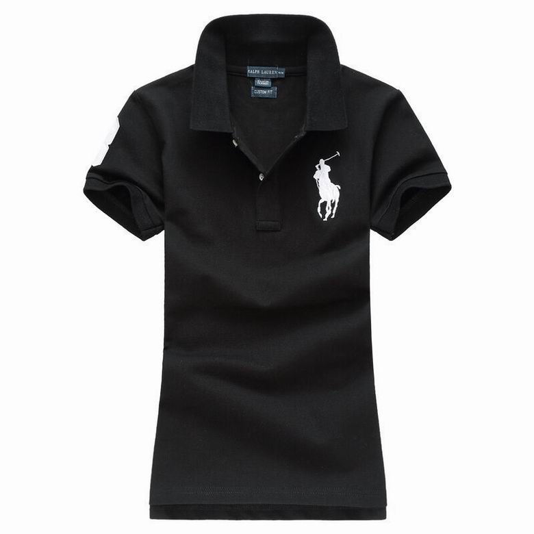 Wholesale Cheap Ralph Lauren Polo Short Sleeve Lapel Women T Shirts for Sale