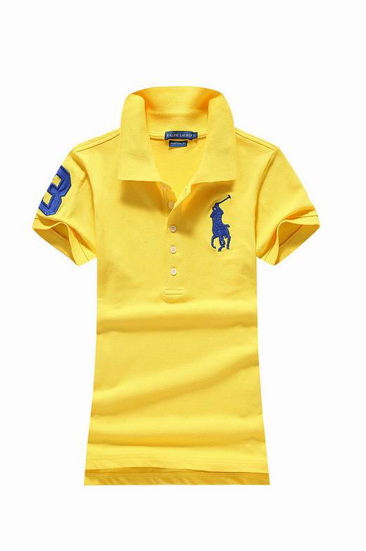 Wholesale Cheap Ralph Lauren Polo Short Sleeve Lapel Women T Shirts for Sale