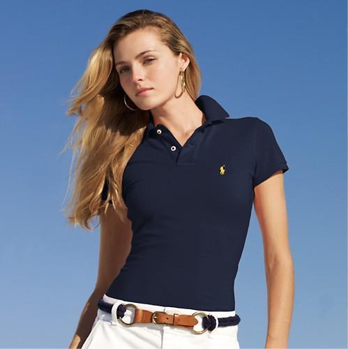 Wholesale Cheap Ralph Lauren Polo Short Sleeve Lapel Women T Shirts for Sale