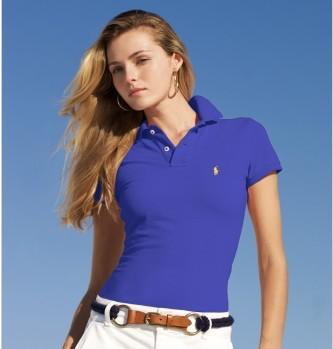 Wholesale Cheap Ralph Lauren Polo Short Sleeve Lapel Women T Shirts for Sale