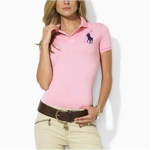 Wholesale Cheap Ralph Lauren Polo Short Sleeve Lapel Women T Shirts for Sale