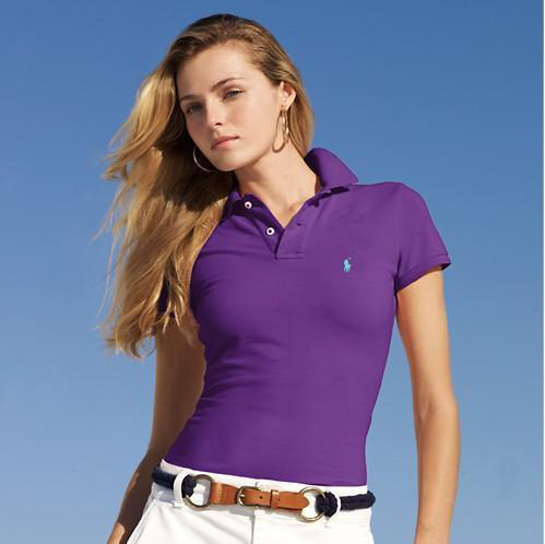 Wholesale Cheap Ralph Lauren Polo Short Sleeve Lapel Women T Shirts for Sale