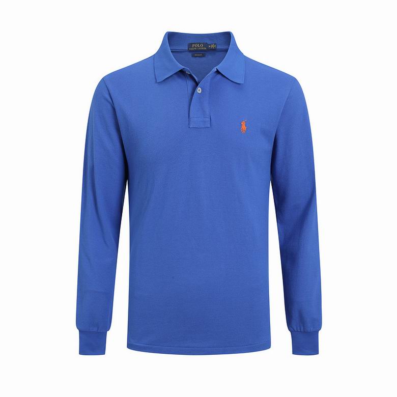 Wholesale Cheap Ralph Lauren Long Sleeve Polo Lapel T Shirts for Sale