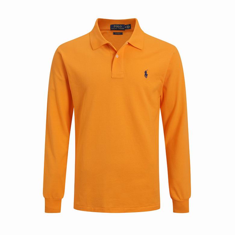 Wholesale Cheap Ralph Lauren Long Sleeve Polo Lapel T Shirts for Sale