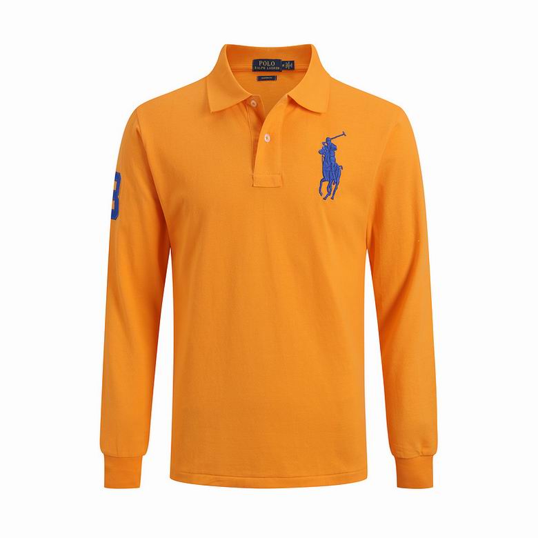 Wholesale Cheap Ralph Lauren Long Sleeve Polo Lapel T Shirts for Sale