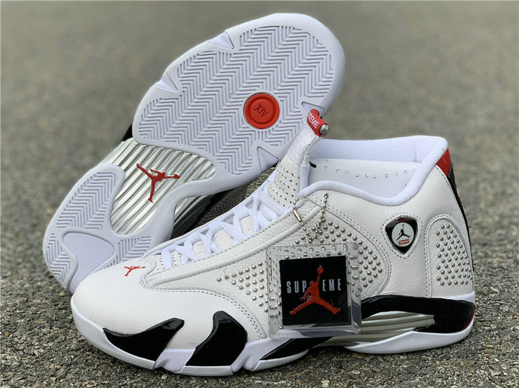 Supreme x Air Jordan 14 BV7630-106