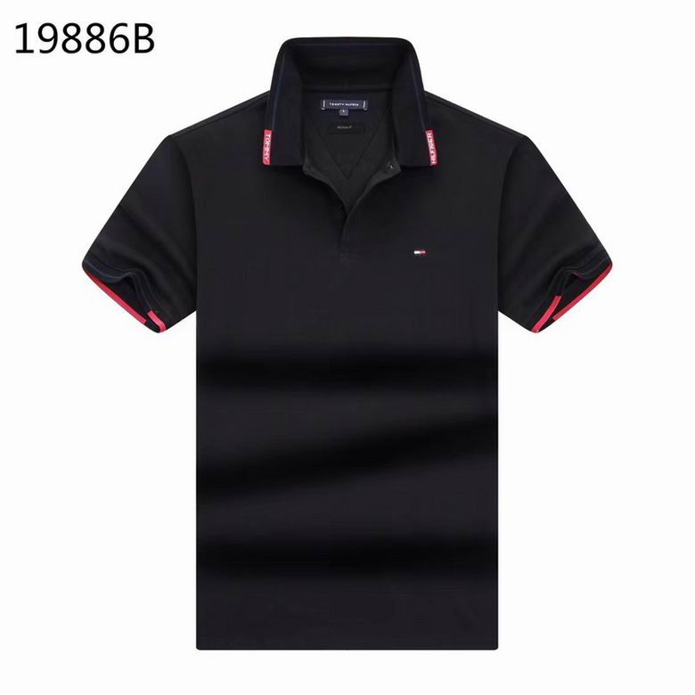 Wholesale Cheap Tommy Short Sleeve Polo Lapel T Shirts for Sale