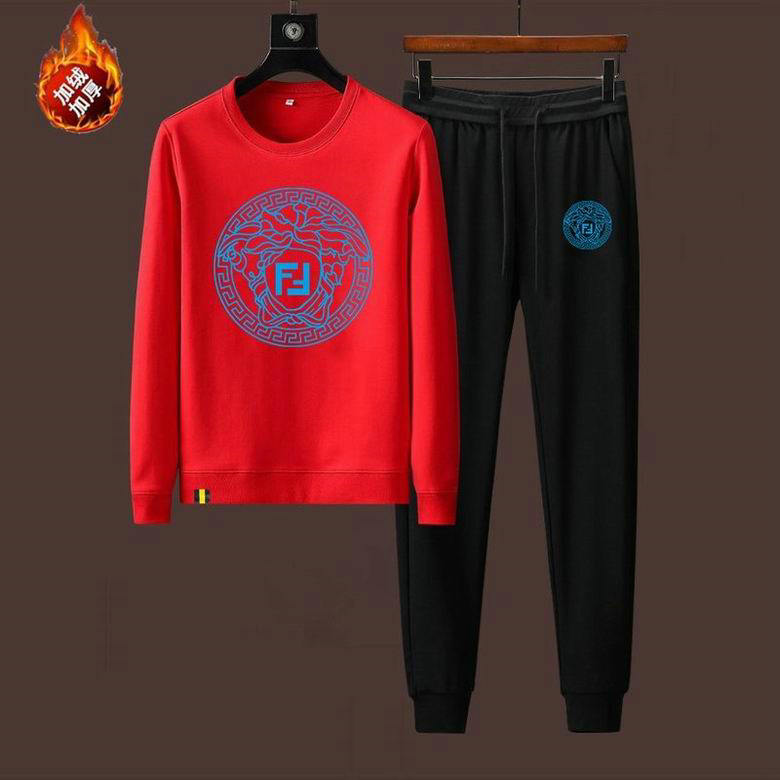 Wholesale Cheap V ersace mens Long Sleeve Tracksuits for Sale