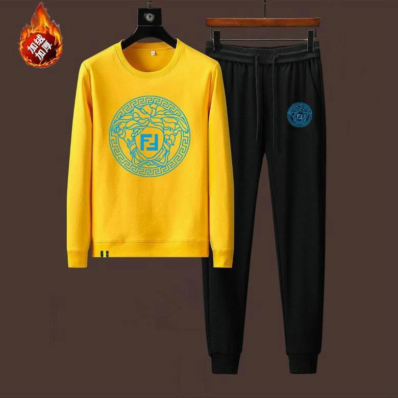 Wholesale Cheap V ersace mens Long Sleeve Tracksuits for Sale