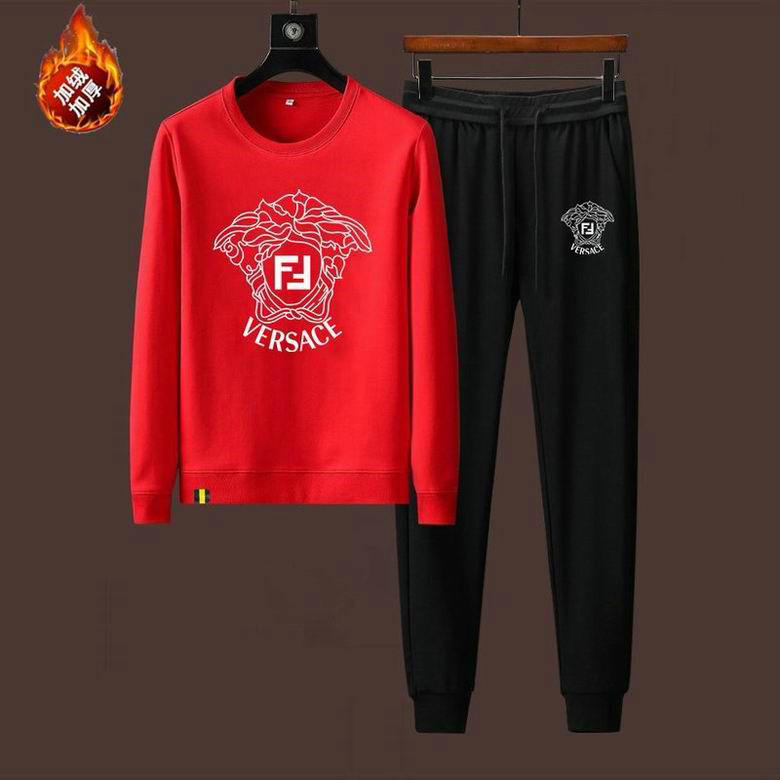 Wholesale Cheap V ersace mens Long Sleeve Tracksuits for Sale