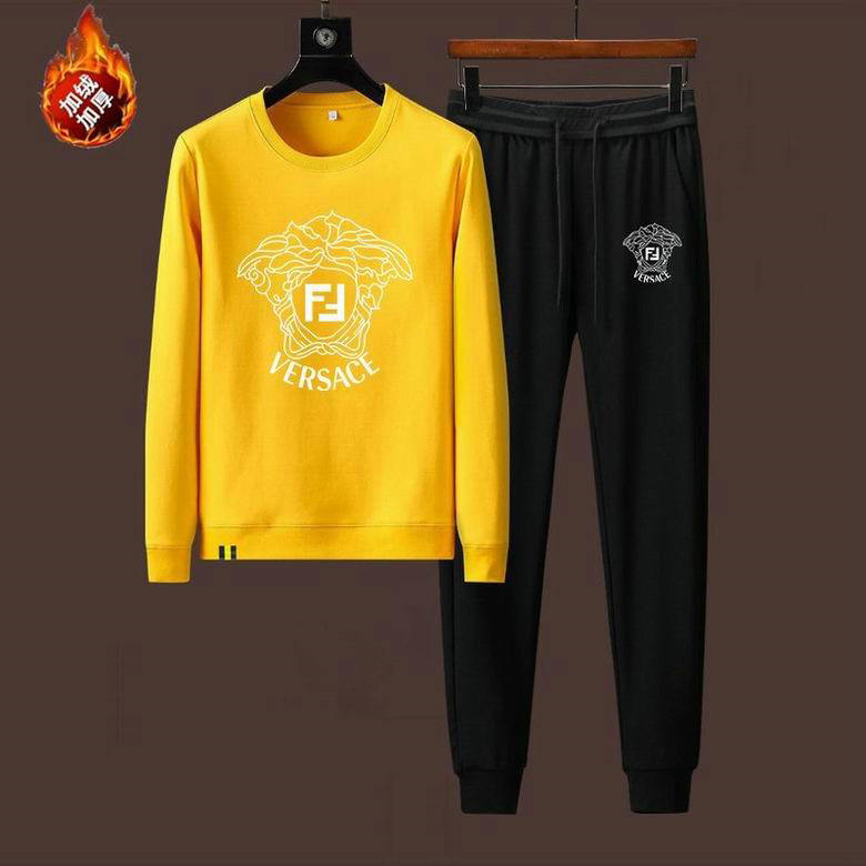 Wholesale Cheap V ersace mens Long Sleeve Tracksuits for Sale