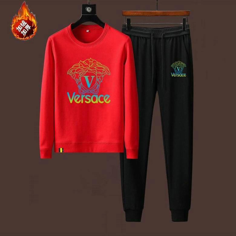 Wholesale Cheap V ersace mens Long Sleeve Tracksuits for Sale