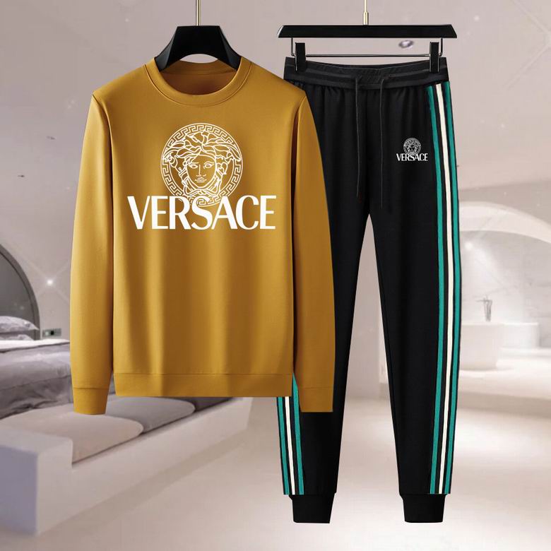 Wholesale Cheap V ersace Long Sleeve men Tracksuits for Sale