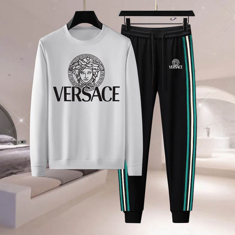 Wholesale Cheap V ersace Long Sleeve men Tracksuits for Sale