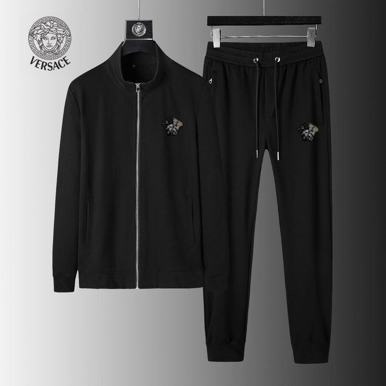 Wholesale Cheap V ersace Long Sleeve men Tracksuits for Sale