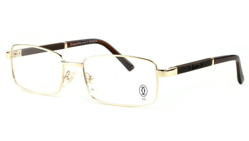 Wholesale Cheap Replica Cartier Metal Memory Plastic Glasses Frames For Sale-046